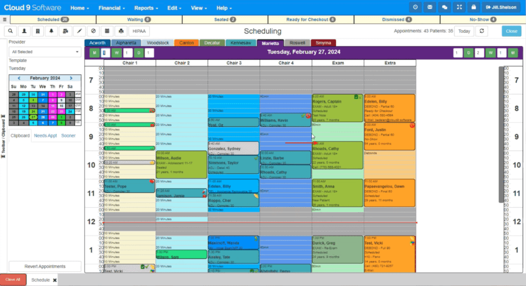Cloud 9 Orthodontic Practice Management Software