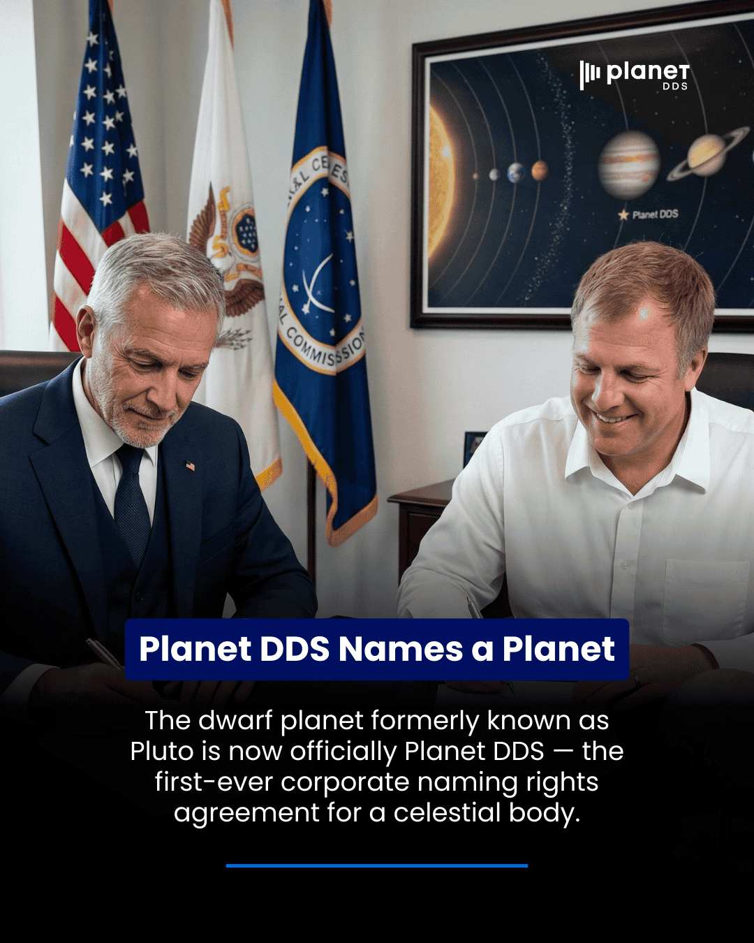 Planet DDS Completes Historic Naming Rights Agreement for Pluto ...